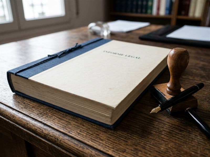 Informe de tasación firmado para el reparto de una herencia